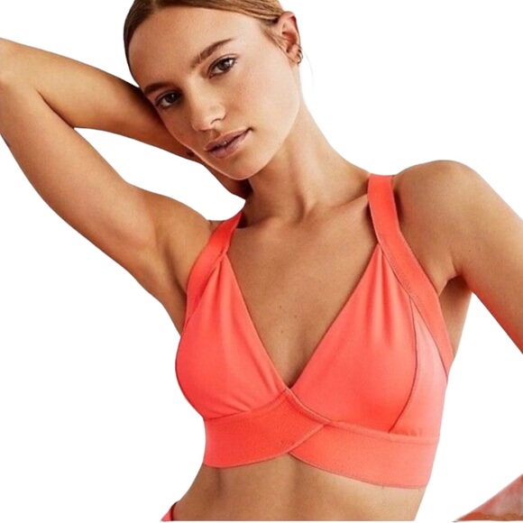 Free People Other - FP Movement Free People End Game Coral Orange Sports Bra NWT Size XS
